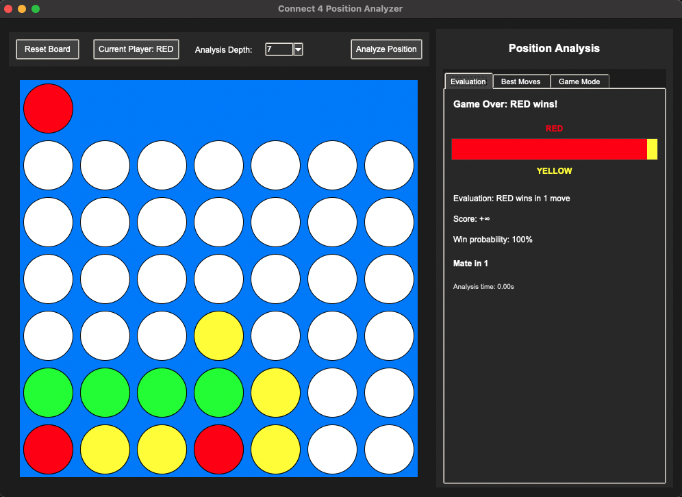 Photo of the Connect 4 game engine
